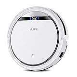 ILIFE V3s Pro Robot Aspirador, succión sin enredos, aspiradora robótica de carga automática, limpieza de horario diario, ideal para pelo de mascotas, piso duro y alfombra de pelo bajo, color blanco