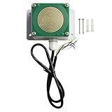 Zilimontt Sensor de lluvia y nieve, sensor de viento y lluvia, sensibilidad del sensor ajustable, salida RS485, para invernaderos, instalaciones de cría, sitios de construcción, edificios (interruptor