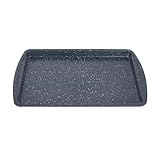Russell Hobbs RH00998EU Bandeja de horno antiadherente, 38 cm, de la colección Nightfall Stone sin pfoa, utensilio de cocina para hornear galletas, para hornos de 220 °c, acero al carbono, mármol azul