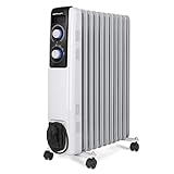 Orbegozo RF 2500, Radiador de Aceite, Construcción Modular de 11 Elementos, 2500 W, Blanco