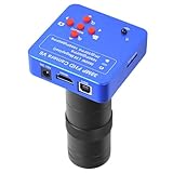 Cámara de microscopio de vídeo Industrial USB HDMI con Lente 100X EU Plug 110-240V 38MP