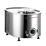 Musso Mini Lussino 4080 Máquina de Helados Casera - 0,75 l de Helado en 30 Minutos - Heladora Italiana para Casa | Heladera para Hacer Helado, Gelato, Sorbete, Granizado | Robusta y Fácil de Usar