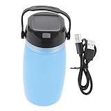 Happyyami 1Pieza USB Solar Azul Para Camping y Hervidor Multifuncional Con Material Alimenticio