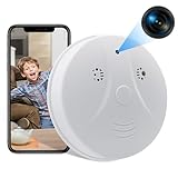 ZGSZ WiFi Cámara Oculta, Detector de Humo Cámara Espía WiFi, HD 1080P Mini Cámara Espía Oculta con Visión Nocturna y Detección de Movimiento para la Vigilancia del Hogar Cám Niñera