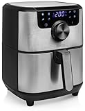 Princess 182033 Freidora sin aceite, Panel de control Digital táctil, 8 programas, función para mantener el calor, 4.5 L de Capacidad, fácil de usar y de limpiar, 30 Recetas PDF