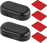 LED Luz Antirrobo,Luz Solar LED de Alarma Coche,Coche de Sistema de Alarma,LED Luces de Advertencia,LED Simulada Luz Lmitador,Luz De Seguridad Intermitente Antirrobo,Alarma Coche (1)