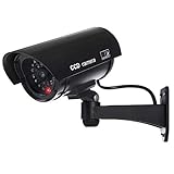 Maclean IR1100 - Cámara de vigilancia simulada Color Negro (Negro)