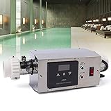 Aohuada Flybear - Calefactor eléctrico para piscina, 220 V, 3 kW, termostato de piscina impermeable, regulador de temperatura SPA