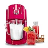 Chef-o-matic Picadora de Hielo Eléctrica Frozen Drinks, Cuchilla Acero Inoxidable, Capacidad 1.1L Granizados, cócteles, Bebidas frías, Combinados, Yogur Helado, 30w