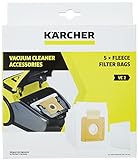 Kärcher Bolsa de filtro de fieltro para la aspiradora VC 2 de Kärcher, práctico sistema de cierre, para una extracción higiénica sin contacto con la suciedad, elevada capacidad de absorción