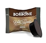 Caffè Borbone Don Carlo, Mezcla de Café Negra - 100 Cápsulas - Compatibles con Máquinas de Café Lavazza* A Modo Mio* para uso doméstico