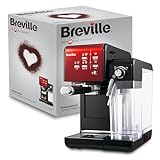 Breville Prima Latte II Espresso | Cafetera para latte y capuchino | Bomba profesional de 15 bares y espumador | Rojo [VCF109X]