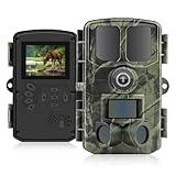 Cámara de caza 4K, AOUQEE 48MP Ultra HD Video Wildkamera con aplicación de transmisión de teléfono, Wlan Wildkamera con detector de movimiento de visión nocturna, 0,1 s Auslösegeschwindikeit,
