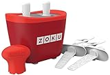 Zoku M285378 - Maquina Helados Doble Rojo