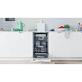Indesit DSIC 3M19 lavavajilla Totalmente integrado 10 cubiertos A+ - Lavavajillas (Totalmente integrado, Estrecho (45 cm), Blanco, 1,3 m, 1,55 m, 1,5 m)