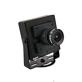 CNDST HD 5MP 1/2.8' Low Lux Starlight 4 en 1 TVI/CVI/AHD/960H CVBS CCTV Mini cámara de Seguridad espía Pinhole para 5MP 4 en 1 TVI/AHD/CVI/CVBS/960H DVR, Lente f3.6mm, CC 12V 2V 1A A