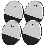Flintronic Alarma de Ventana Ultra Delgada, 130 dB Alarma de Vibración, Alarmas de Ventana de Seguridad con Baterías, Ensor de Alarma Vibratorio de Puerta, para Puerta Ventana, 4 Paquetes