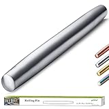 Berglander Rodillo de acero inoxidable Acabado mate para hornear masa para pizza, pastel, galleta, utensilios de cocina esenciales Ideas de regalo Gor Bakers.