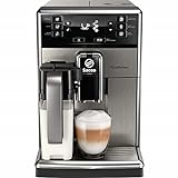 Saeco PicoBaristo SM5473/10 - Máquina espresso automática de acero inoxidable con jarra de leche