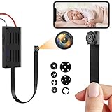Mini cámara espía de vigilancia, 4K / 1080P HD WiFi Cámara Oculta inalámbrica portátil DIY con detección de Movimiento