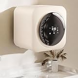 Generic Secadora de 3,5 L con ventilación, mini secadora compacta con bañera de acero inoxidable para apartamentos y espacios pequeños, máquina automática de lavandería de 170 W