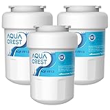 AQUACREST MWF Filtros de Agua para Frigorífico, Reemplazo para GE® SmartWater MWF, MWFA, MWFP, GWF, GWFA, GWF01, 101057A, 101300A, Sears/Kenmore 9991, 46-9991, 469991, 9996, 9905, WF07 (3)