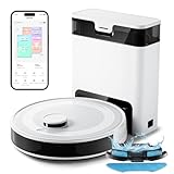 LEFANT Robot Aspirador y Fregadora M2 Pro, Navegación dToF, Autovaciado 45 Días, Evita Obstáculos 190°PSD, Limpieza Personalizada, Mapeo Multiplanta, Succión 5500Pa, Autonomía 140Min, WiFi/App/Alexa