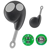Llavero de coche ASK de 433 MHZ con 2 botones para alarma para llaves de coche, funda para llavero Cobra 7777, llavero Cobra para llave Corbra