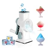MáQuina de Granizados, panemy Granizadora, Cuchillas Doble Hilera áNgulo 45°, TrituracióN Hielo Eficiente, Ahorro Esfuerzo, Picadora de Hielo Adecuada Acampar, CóCteles, Café Frío, Helados