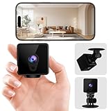 Mini Cámara Espía, Cámara de Vigilancia Interior WiFi, Streaming en Directo, Cámara con App Móvil, Alimentación por Batería, Vigilabebés con Detector de Movimiento