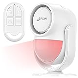 CPVAN Sensor de Movimiento, Sirena Alarma Casa para Puerta, Control Remoto Infrarrojo Sistema de Alarma Antirrobo -125dB -Accionado por Batería -Ideal para Interior de Tienda/Oficina/Casa Seguridad