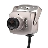 Mini 6LED Cámaras CCTV con Cable Cámara de Seguridad Nocturna Cámara de Video Oculta por Infrarrojos para Comunidad residencial(CAMARADA)