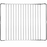 CHEFZOCO Bandeja para horno Teka, Parrilla para horno Teka, Rejilla Horno Teka, Bandeja horno Teka, Apta para horno Teka, ancho de 370 mm, Fondo fijo de 460 mm, Modelo HI 535 VR03