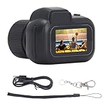 Cámara Digital Súper Pequeña, Llavero de Cámara Compacta Portátil, Vídeo 1080P, Cámara Pequeña de 2MP para Fotografía, 128GB Ampliable