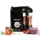 BÉABA Babycook Solo, Robot de cocina infantil 4 en 1, Tritura, cocina y cuece al vapor, Cocción rápida, Comida casera y deliciosa para bebés y niños, Comida variada para tu bebé, Negro