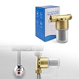 HJIAMA Filtro Agua Ducha, Filtro para Ducha, con Filtro de Precisión de 40 μm, Diseño de Doble Anillo de Sellado, Filtro Sedimentos, Adecuado para Calentadores de Agua, Lavadoras, Grifos