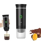 DAGESVGI Cafetera espresso portátil, 3 en 1, inalámbrica, autocalentable, mini cafetera para llevar para camping, senderismo, viajes y uso doméstico