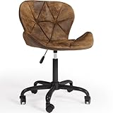 Silla de Oficina Vintage - Cuero Vegano - Delare