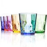 SCANDINOVIA - Vasos para beber premium irrompibles de 400ml - Juego de 6 - Vasos de plástico Tritan - Perfecto para regalos - Sin BPA - Aptos para lavavajillas - Apilables