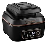 Russell Hobbs Freidora sin Aceite 5,5l, Freidora de Aire 5,5 l, Air Fryer 5 5 l, Robot de cocina & Grill XL, táctil, temporizador, recetas en español [Ahorra hasta un 44% en Energía] SatisFry 26520-56