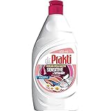 dr.Prakti Líquido Lavavajillas Manos Sensitive + Vitaminas, no irrita la piel, concentrado y eficaz, 650 ml