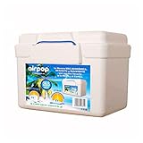 UTILBOX Nevera Portátil de Corcho Blanco Maxi - 26,5 L. Caja Isotérmica de Poliestireno para Alimentos y Bebidas. Gran Capacidad, Eficiente y Ligera - Asas Resistentes