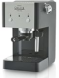 Gaggia RI8425/11 - Cafetera (Independiente, Máquina espresso, 1 L, De café molido, 1025W, Negro, Plata)