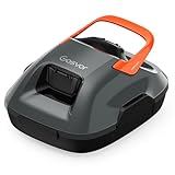 Gosvor Robot Limpiafondos Piscina, Doble Motor 90min Autonomía, Aspirador Inalámbrico 3.4kg, Fácil Uso, Ideal Piscinas Planas hasta 80㎡