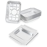 onlyfire Kit de Bandeja de Recolección de Grasa de Aluminio para Barbacoa,Compatible con Parrillas de Gas Weber Q200 Q300 Q220 Q240 Q2000 Q3000 Q320 Q3200 Series