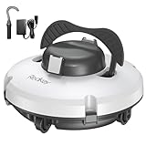 Redkey S100 Robot Limpiafondos Piscina Sin Cable, 130 Minutos de Autonomía, Sube Pendientes de 18°, Motor Doble, Parada Automática, Limpiafondos Piscina Automatico para Piscinas de hasta 100㎡