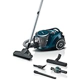 Bosch Hogar ProFamily Serie|6 Aspirador sin Bolsa, 69 Decibeles, Azul