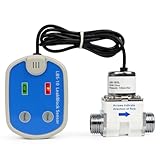 Vocdikficy Detector de Fugas Purificador de Agua HM Alarma de Fugas con Válvula de Protección Detector de Fugas de Tuberías de Agua Apagado Automático