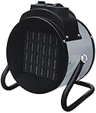 Salvador Escoda | Calefactor Cerámico Industrial Mercalor 5000 W | Acero Pintado IP24 | 260 x 400 x 400 mm | Termostato Integrado y Ventilador
