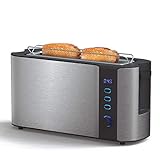 IKOHS Toast Advance Touch - Tostadora eléctrica con Pantalla Digital (Plata)